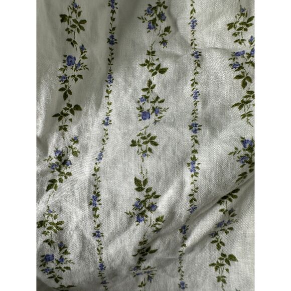 Reformation Maui Floral Cottage Linen Halter Mini Dress Size Large - Picture 4 of 7